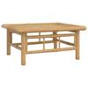 Vidaxl 4-Cz. Garden Furniture Set, Dark Grey Cushions, Bamboo