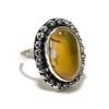 Carnelian Gemstone Handmade 925 Sterling Silver Jewelry Ring Size 9 SU-10461