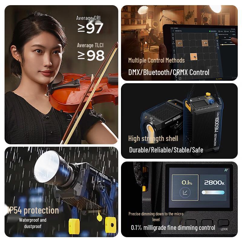 Godox M600BI Bi-Color LED Video Light