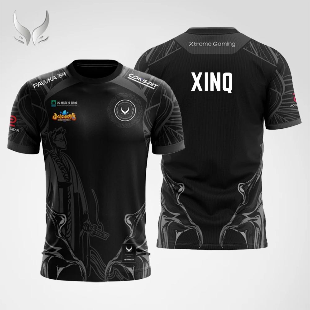 Nuova T-shirt Traspirante a Maniche Corte Stile Ufficiale per i Membri del Club di E-sport Xtreme Gaming, Personalizzabile, Regalo per i Fan
