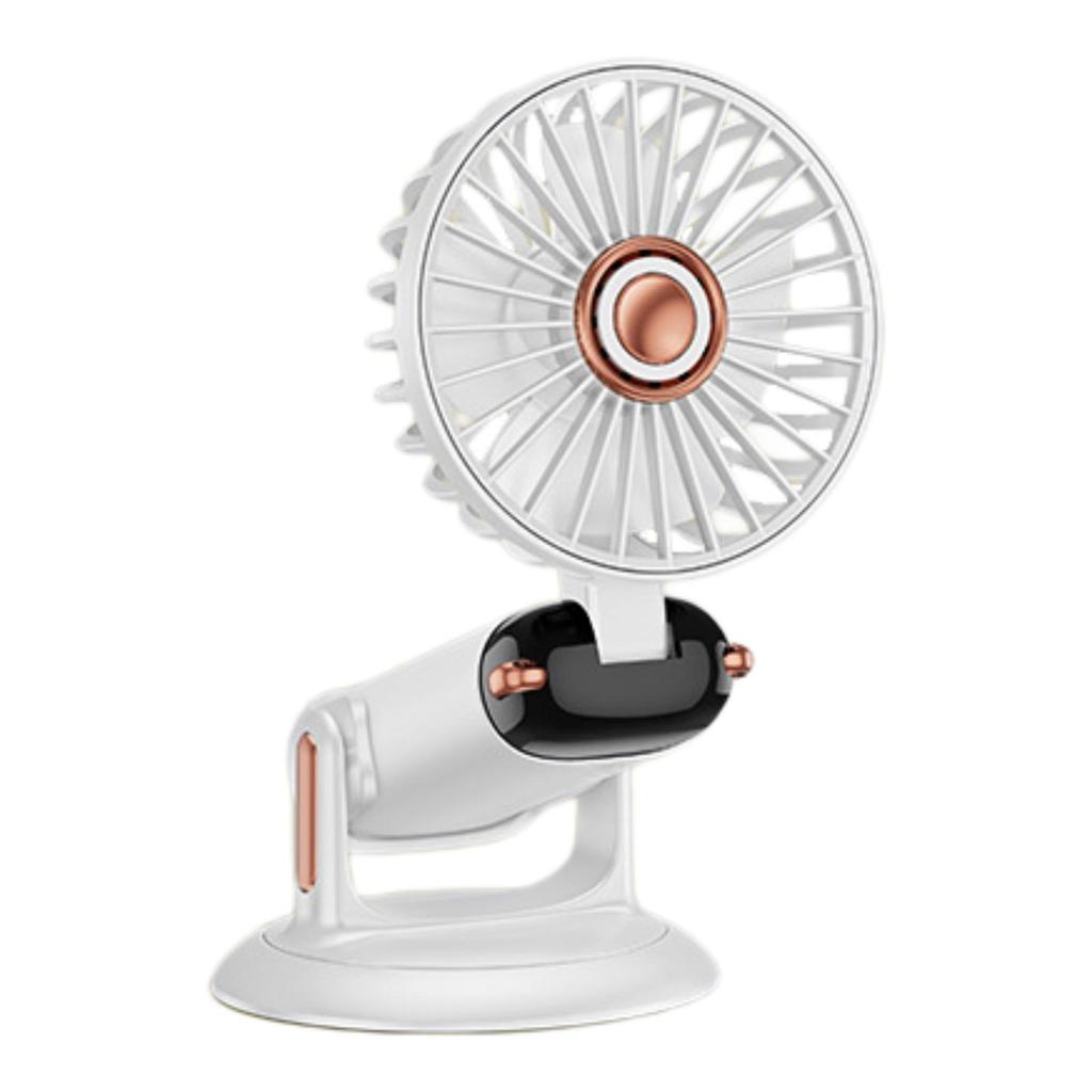 Desk Fan Powerful Digital Display Air Circulators Fan Desktop Cooling Fan Handheld Fan Quiet for Office Bedroom Home Outdoor Car