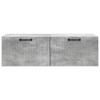 Wall Mounted TV Cabinet Concrete Grey 98 x 41 x 30 cm