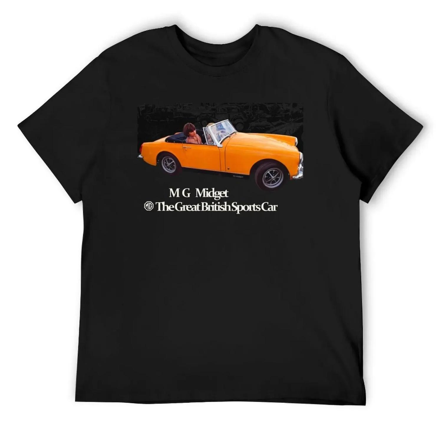 

MG MIDGET T-Shirt plus sizes valentines boutique clothes Luxury man street wear fitted t shirts for men XXXXXL чорний