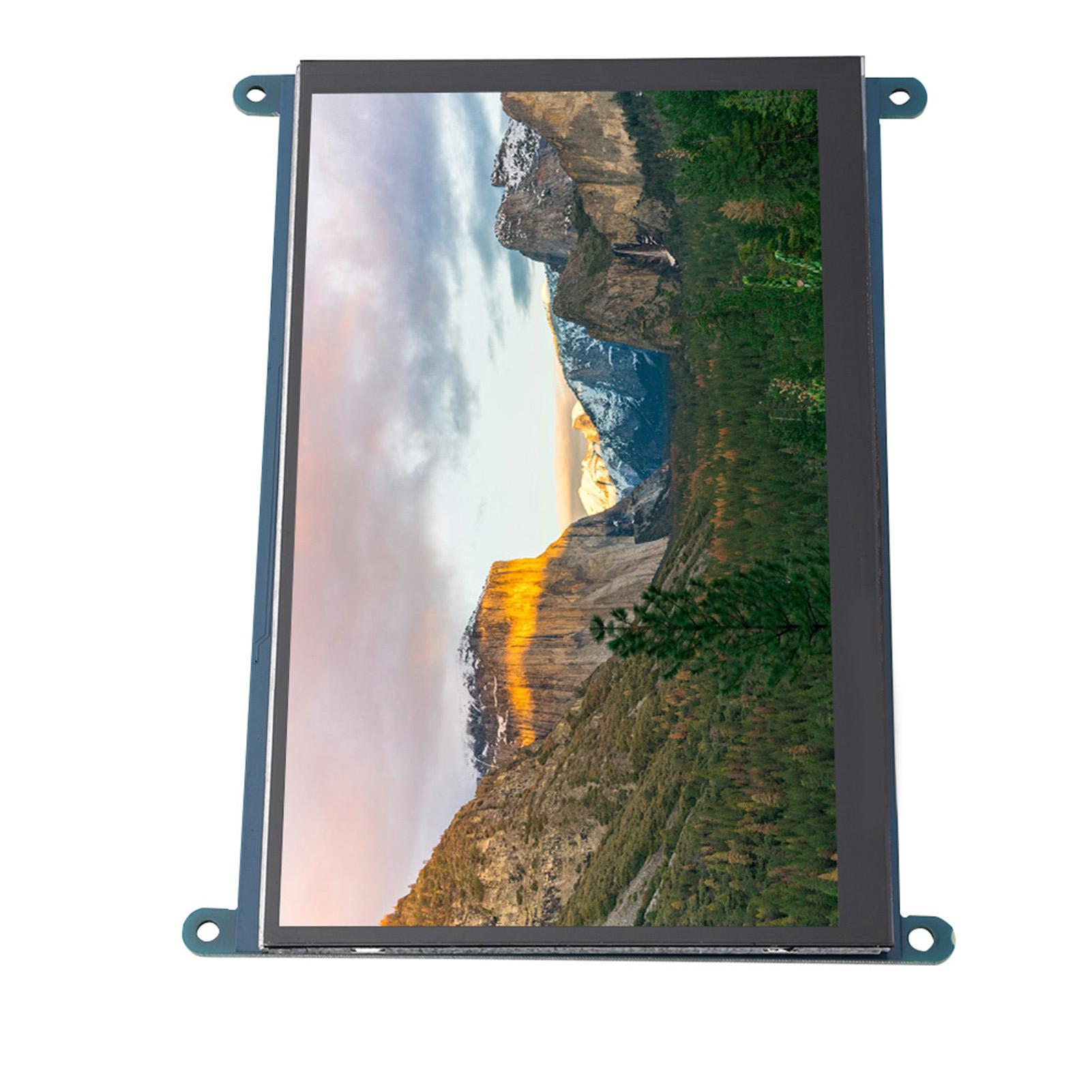 Interfaz multimedia LCD HD de 7 pulgadas, pantalla Ultra HD de 1024x600, pantalla táctil capacitiva para RPi