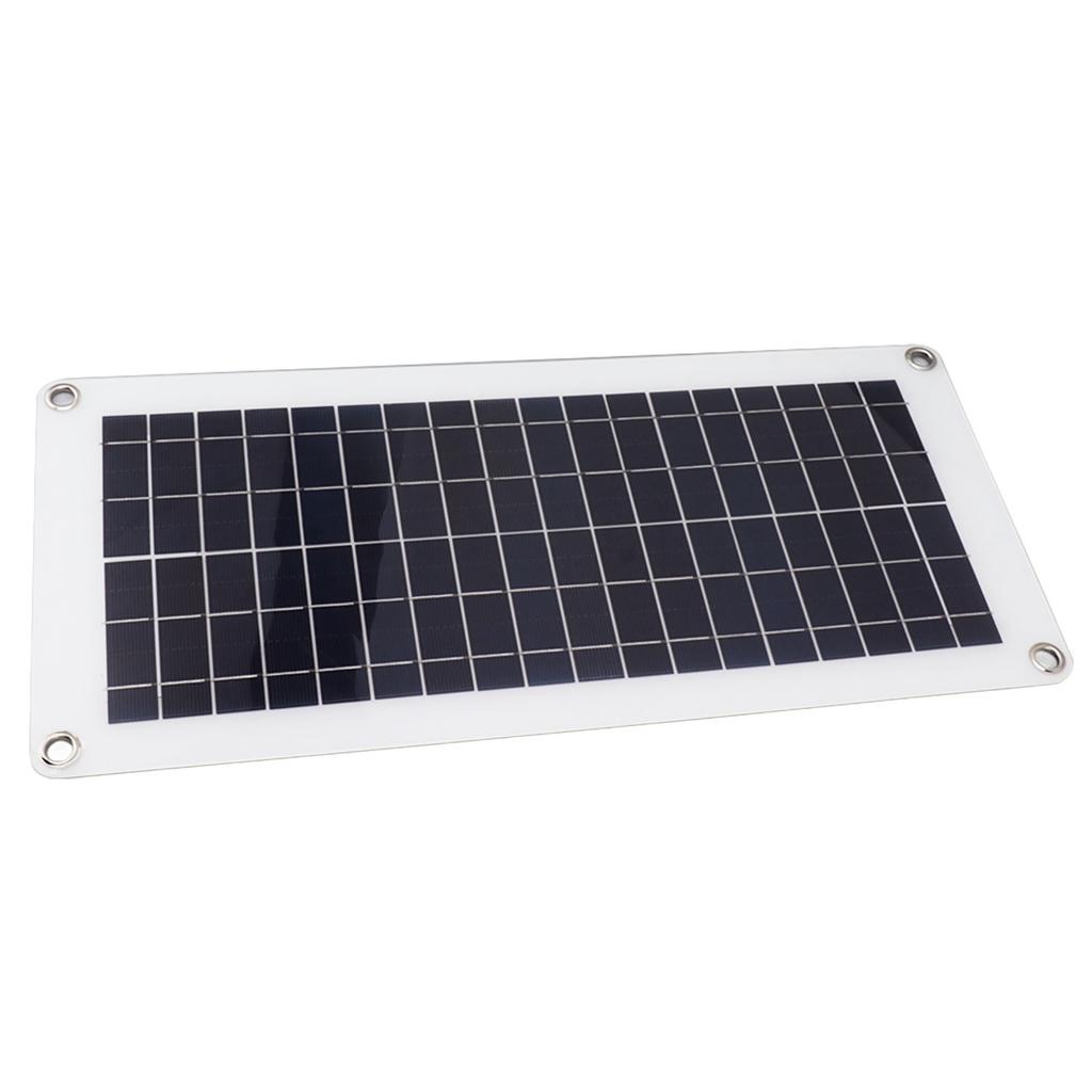 Solar Panel Fan Kit with 30A Controller Polysilicon 10W 18V Portable Solar Panel Powered Fan