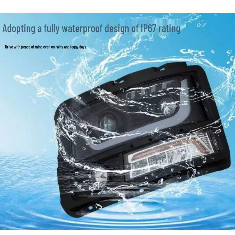 Full LED Super Bright Front Headlight for Shaanxi Delong F3000 & New M3000 Huafuxing Left Headlight
