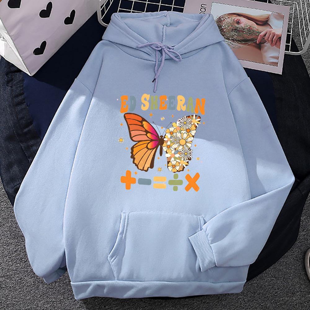 

Ed Sheeran 2023 Tour Hoodie Fashion Aesthtic Sweatshirt Casual Streetwear для мужчин/женщин Одежда Зимний флисовый пуловер XS