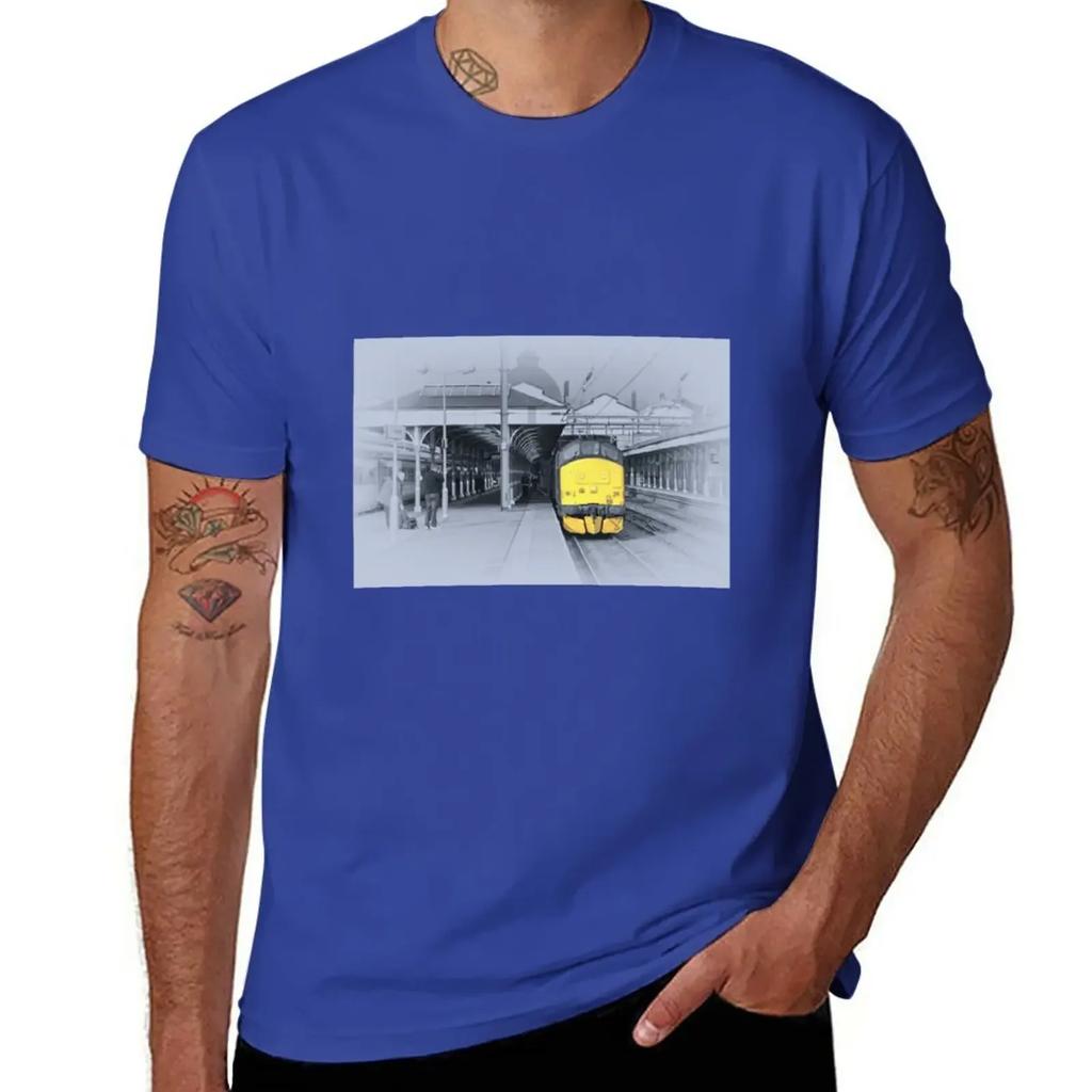 Norwich 37 T-Shirt vintage boys animal print Short sleeve tee Men's cotton t-shirt