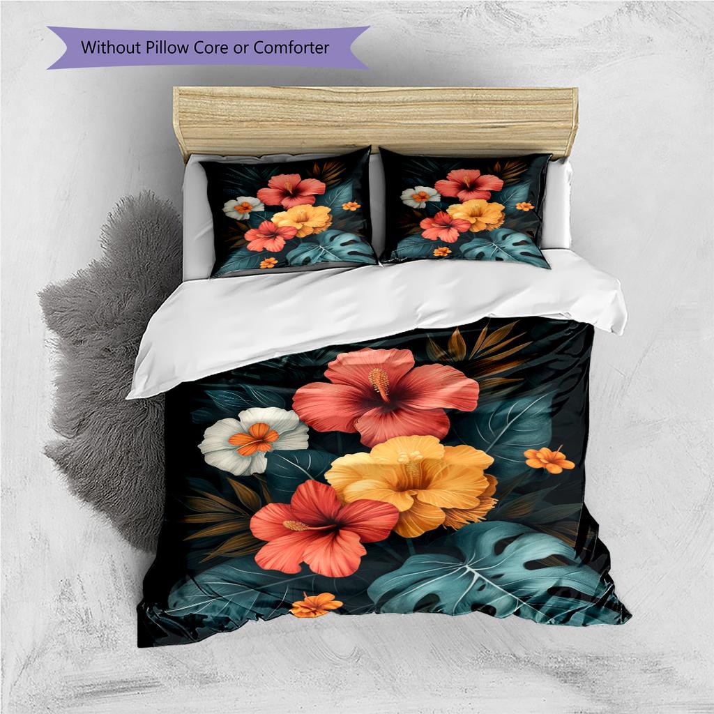 Cartoon Pattern Bedding Quilt Set Quilt Cover Pillowcase Home Decoration Birthday Gift (1 * duvet cover + 2 * pillowcase, without core)