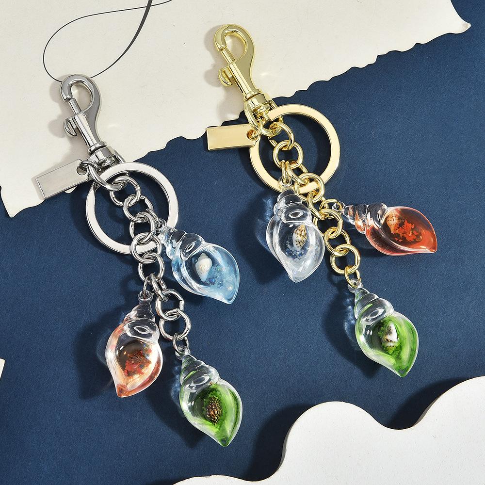Creative Girl Heart Conch Keychain
