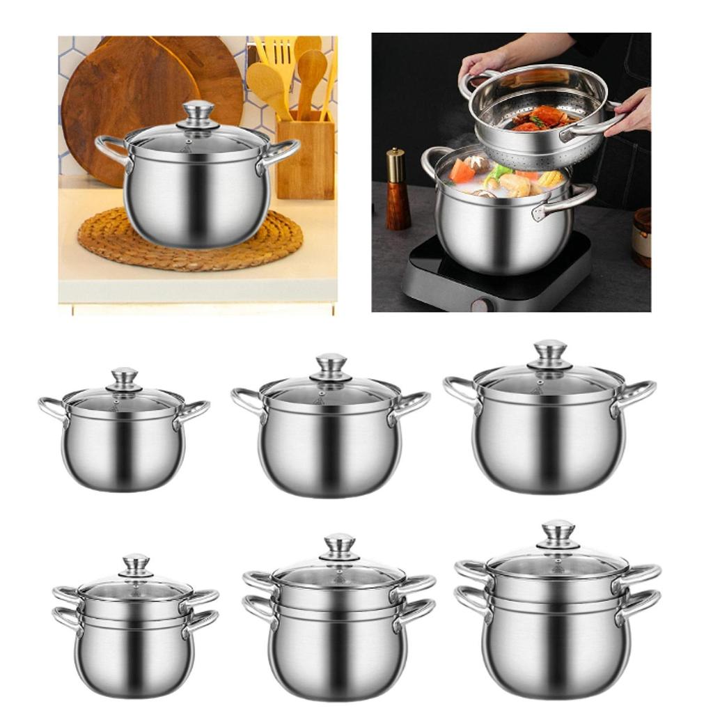 Double Handle Soup Pot for Induction Cooker And Camping