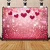 Red Pink Heart Balloon Background Multi Functional Love Banner Birthday Festival Wedding Couple Portrait Photography Backdrop