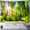 Bamboo Forest Flying Pigeon Path Tapestry Wall Hanging Hippie Tapiz Psychedelic Mystery Simple Natural Home Decor
