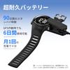 EZON T031 GPS Laufuhr für Herren mit Geschwindigkeits-, Distanz-, Tempo-Alarmen, Kalorienzähler und Stoppuhr, Schwarz (TPU Ersatzarmband).