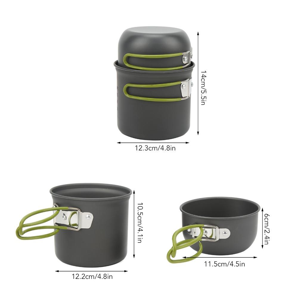 Alumine Camping Cooking Set High-Efficiency Camping Cookware Set Camping Cookware  Backpacking