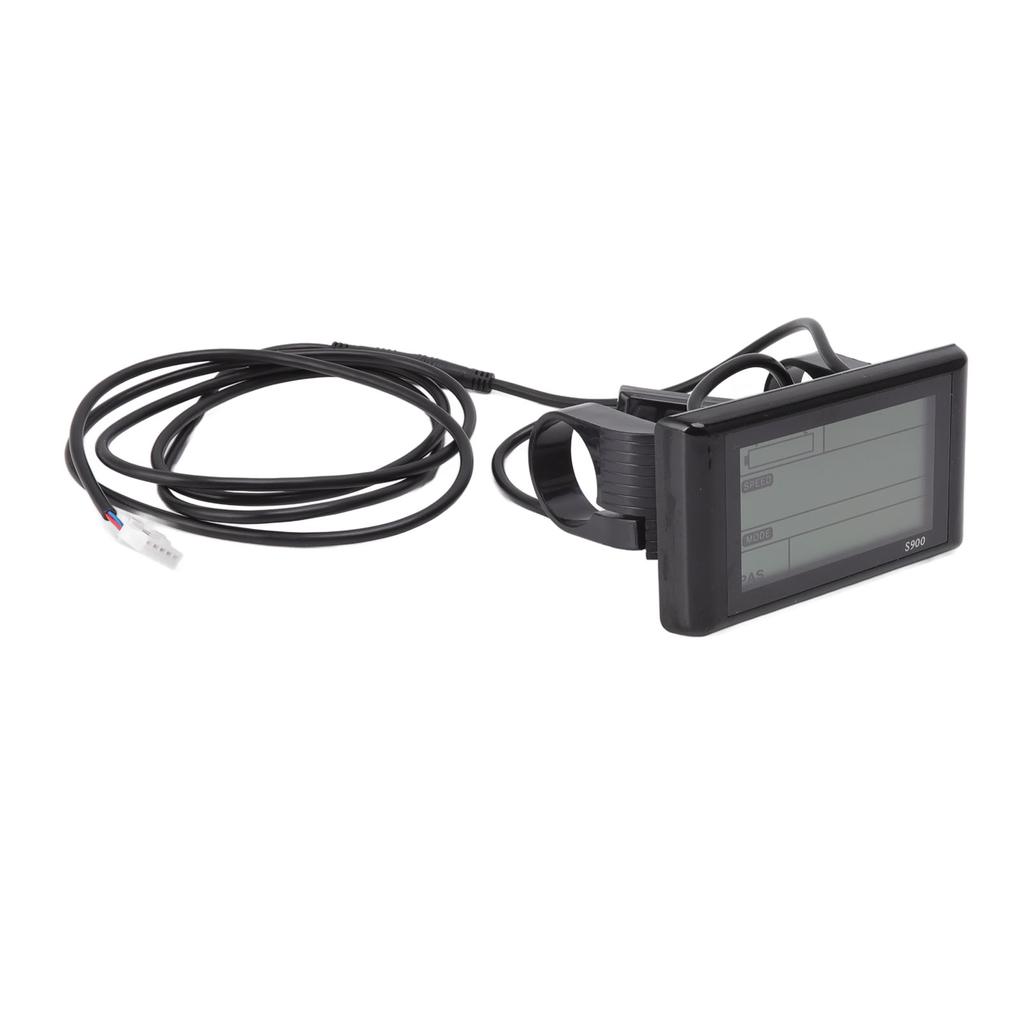 S900 Electric Bicycle LCD Display 24V 36V 48V Waterproof Real Time Recording for Scooter Electric