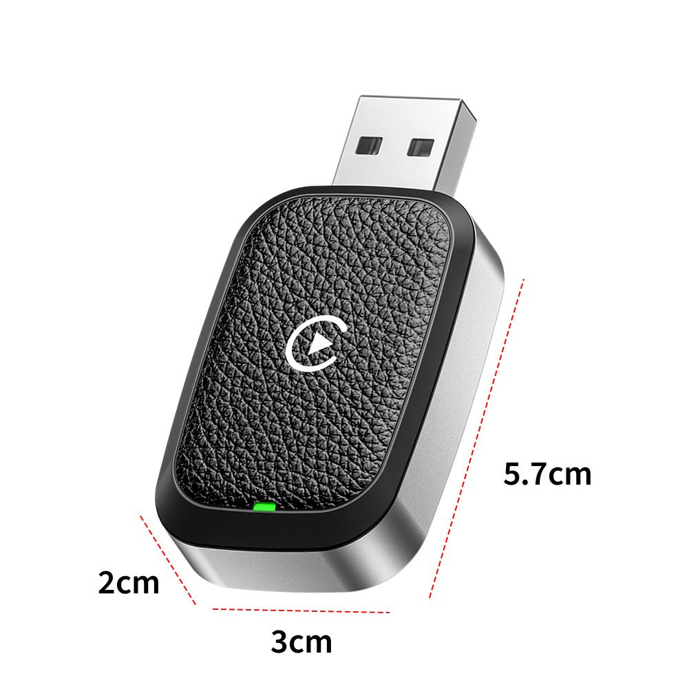 Wireless CarPlay/Android Auto Adapter Wired to Wireless 2 in 1 Mini Car Ai Box Wireless CarPlay Adapter CarPlay AI Box