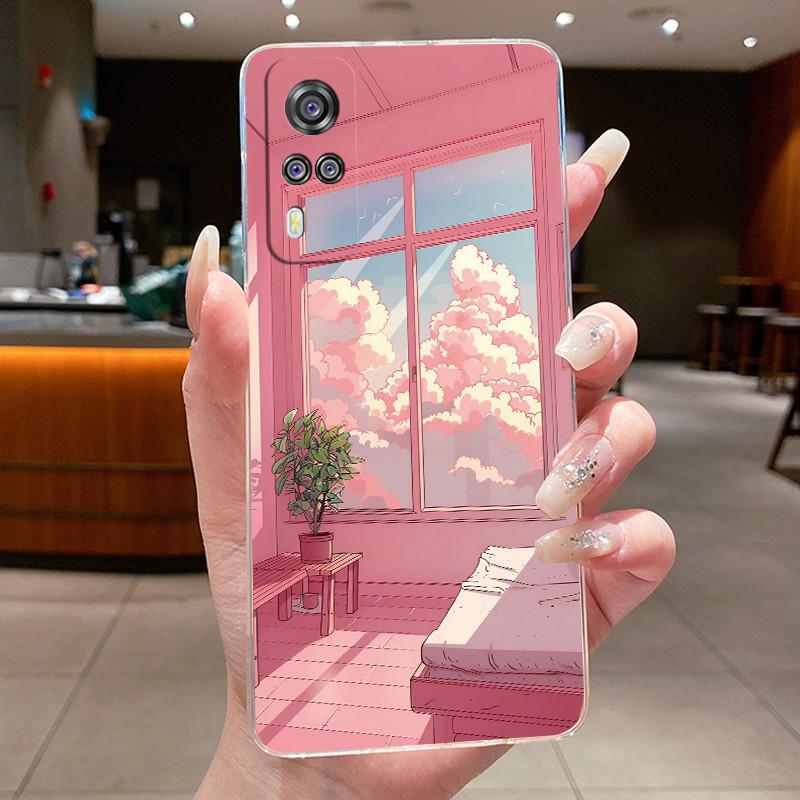 For vivo Y31 2021 Case Cute Cool Boys Girls Transparent Silicone Back Cover For Vivo Y53S 4G Y31 Y51 Y51A Y 31 V2036 Phone Case