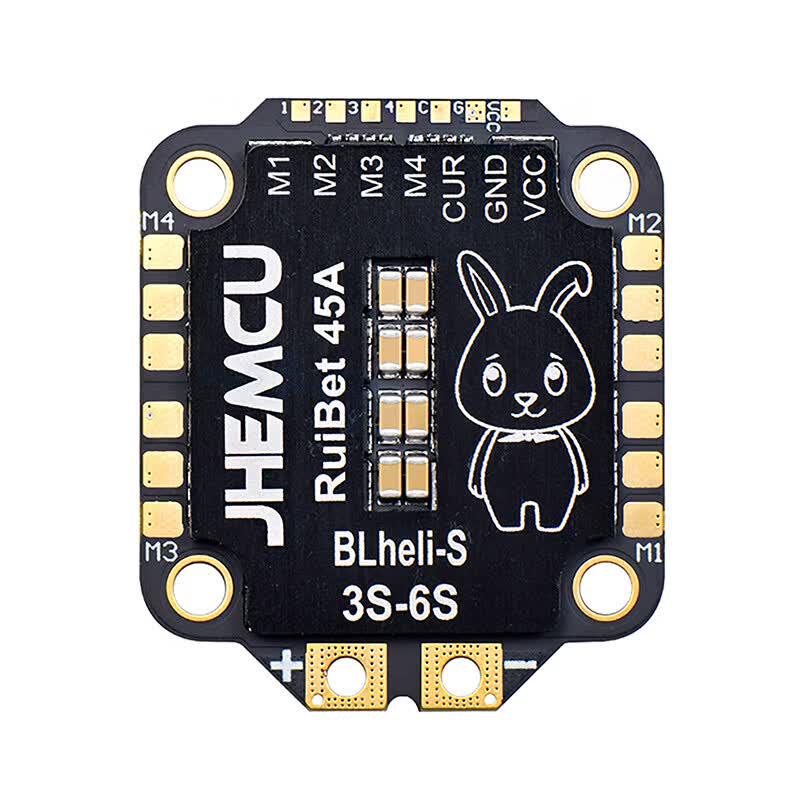 JHEMCU F722 3-6S FPV Drone Flight Controller & ESC Stack