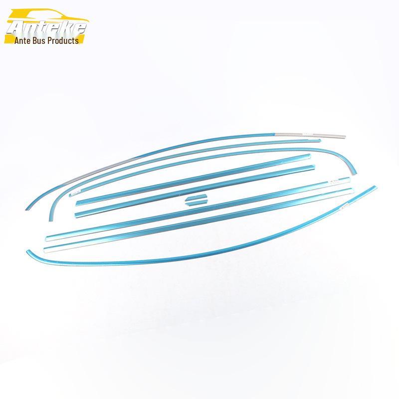 S60L Stainless Steel Window Trim Anti-Scratch Scuff Bright Strip Accessory