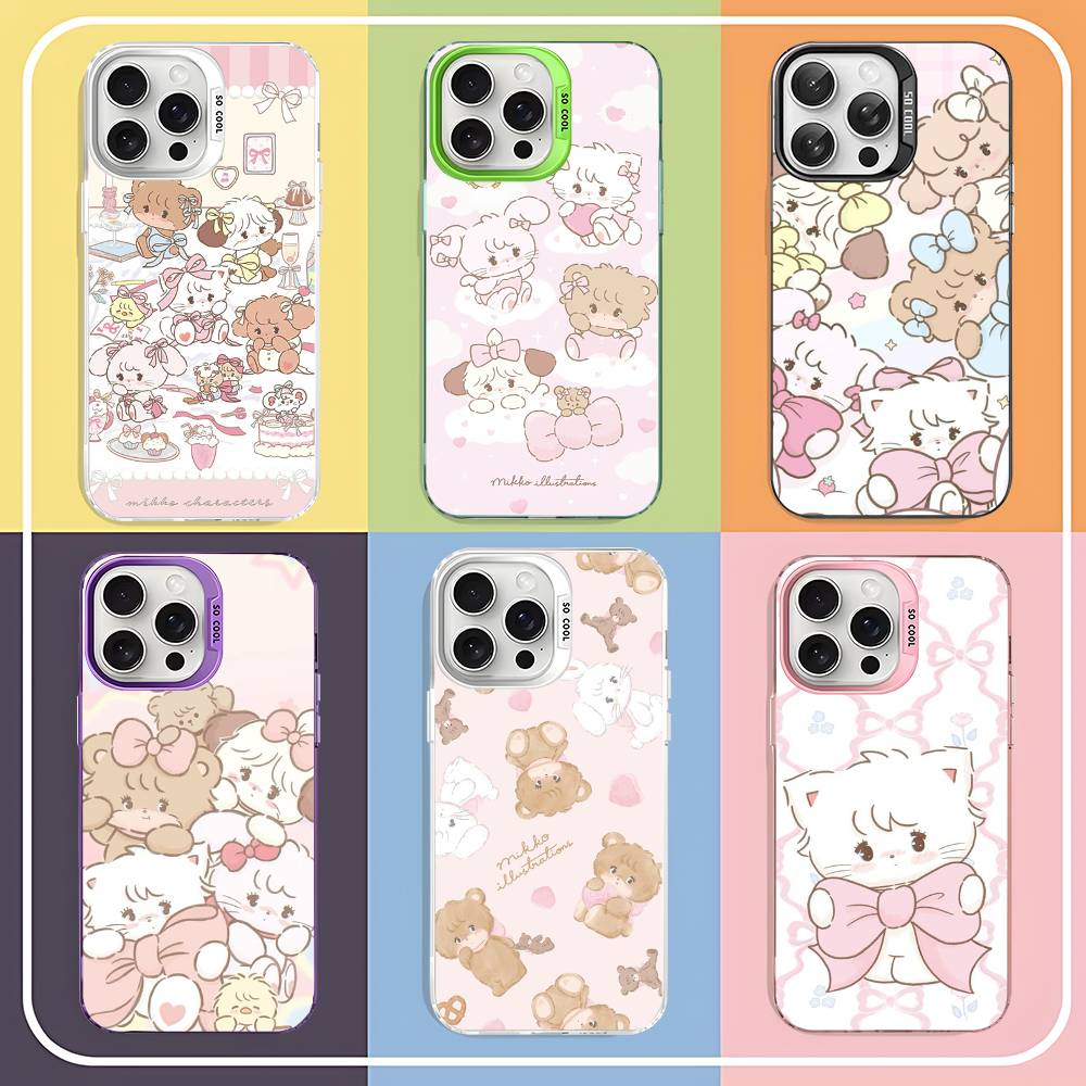 Popular Artist M-Mikko For IPhone 17 16 15 14 13 12 11 Pro Max Plus Matte Color Back Phone Cover