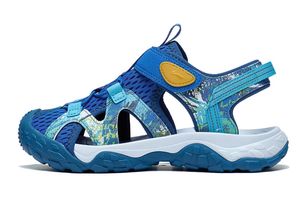 Li Ning YOUNG Trekking 1.5m Comfortable Breathable And Lightweight Children s Sandals Blue Teenagers YKUT016-7 40