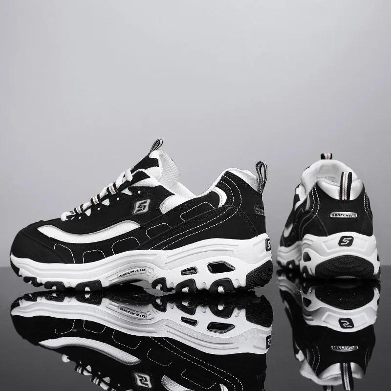 FashionClassic Black Casual Sneakers Men Chunky Shoes Designer Sneakers Women Running Male Shoes Man Platform Trainers Shoes for Men