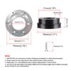 13/14inch Steering Wheel Adapter Plate 70mm PCD Racing Steering Wheel Car Game Modification For Logitech G29 G920 G923