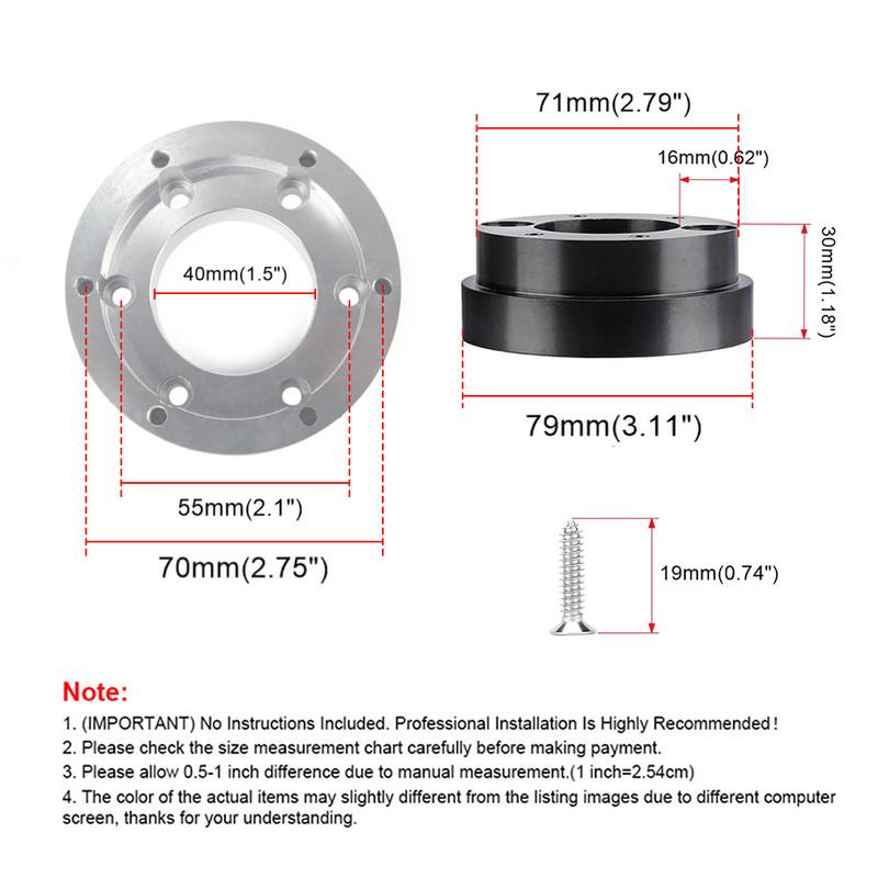 13/14inch Steering Wheel Adapter Plate 70mm PCD Racing Steering Wheel Car Game Modification For Logitech G29 G920 G923