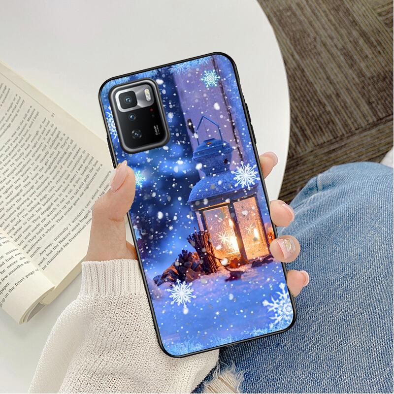 Phone Case For Xiaomi Redmi Note 13 12S 12 Pro 11S 11 10 Pro 10S 12S Redmi 10 10C 9C 13C Christmas Tree New Year Case