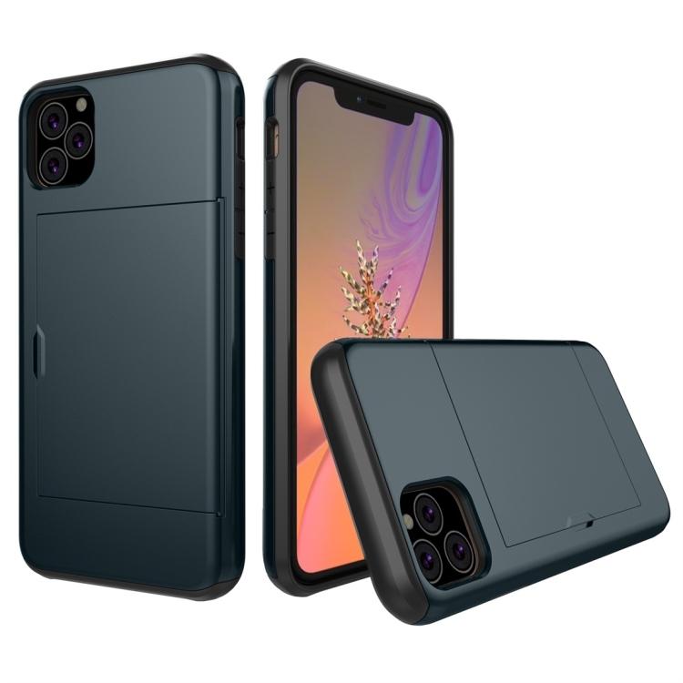 For iPhone 11 Pro Max Shockproof Rugged Armor Protective Case with Card Slot