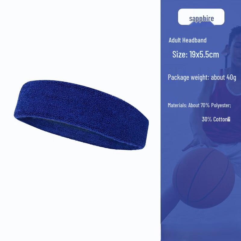 Sweat-Absorbing Sports Headband