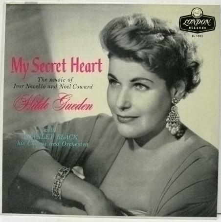 LP Record HILDE GUEDEN, STANLEY BLACK, HIS CH - My Secret Heart LL1703 LONDON US Classical Used