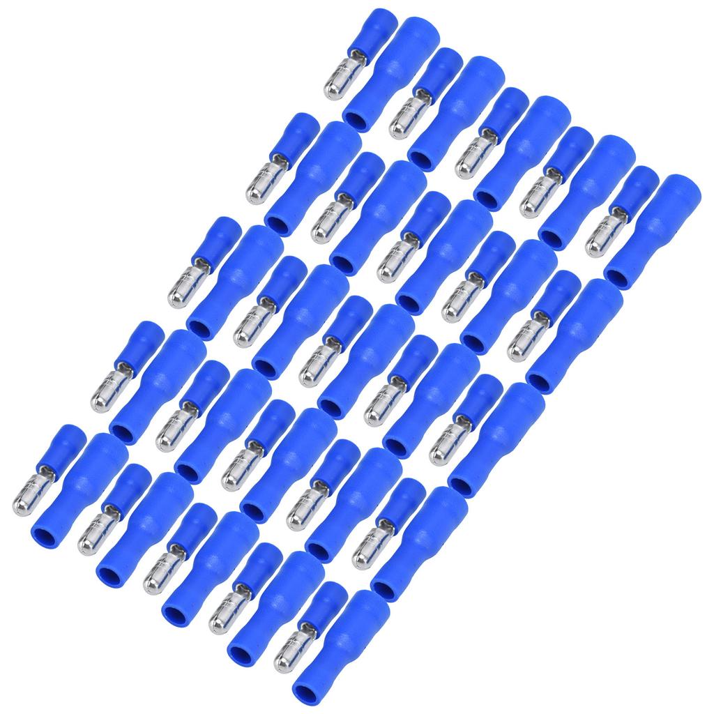25 Pairs Insulated Wire Terminal Male Female Quick Crimp Electrical Butt Connector for 16‑14AWG