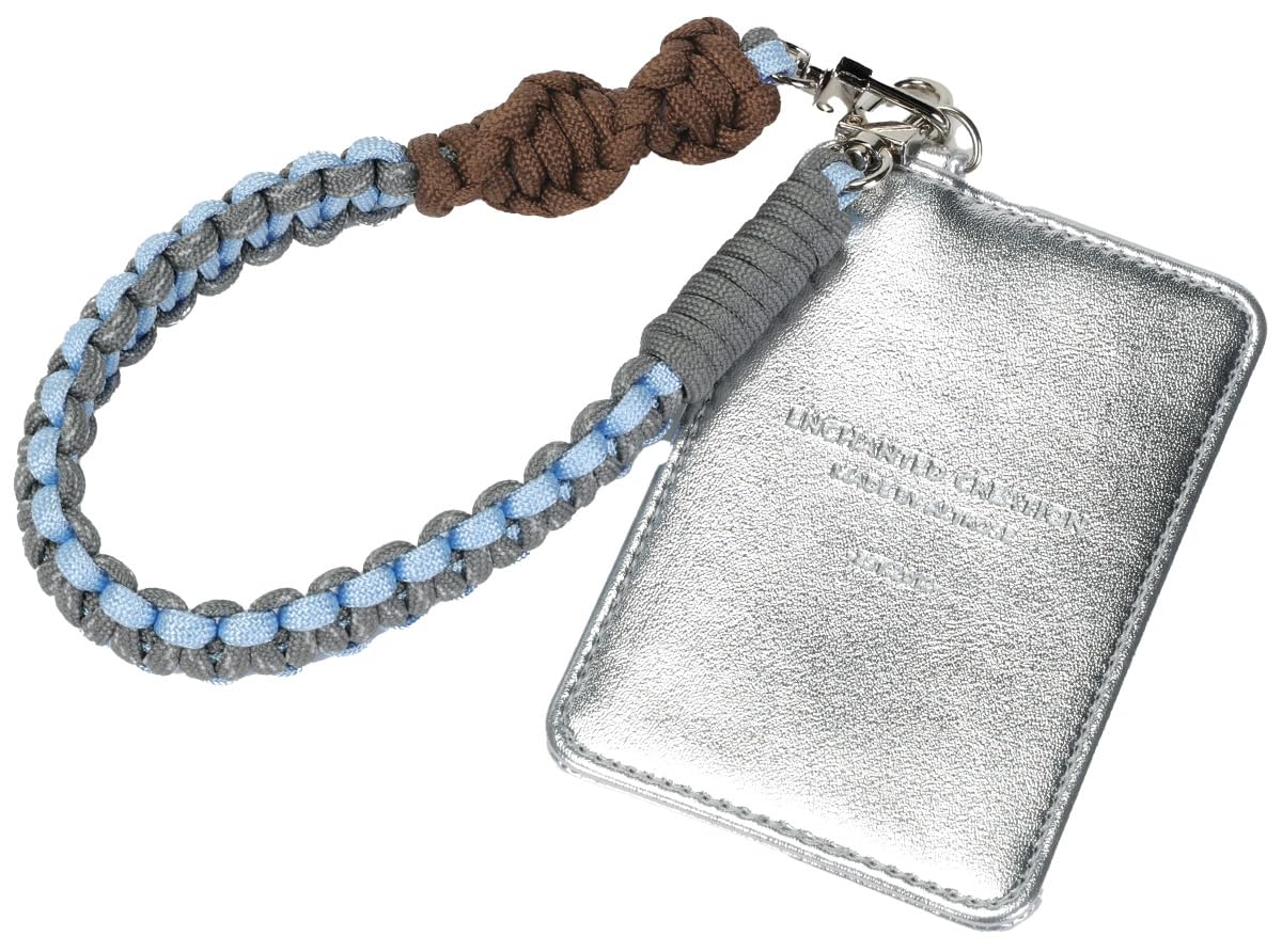 

Чехол для проездного Altro Rose Silver, Чехол для IC-карты, Держатель для проездного с ремешком, Тонкий, Компактный, Женский, Милый, Простой, Дизайн с плетеным шнуром, Идеально подходит в качестве подарка