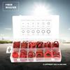 12 Sizes Red Steel Paper  Flat Washers Kit Insulation Washer Assorted Set with Box Insulation Washer Assorted