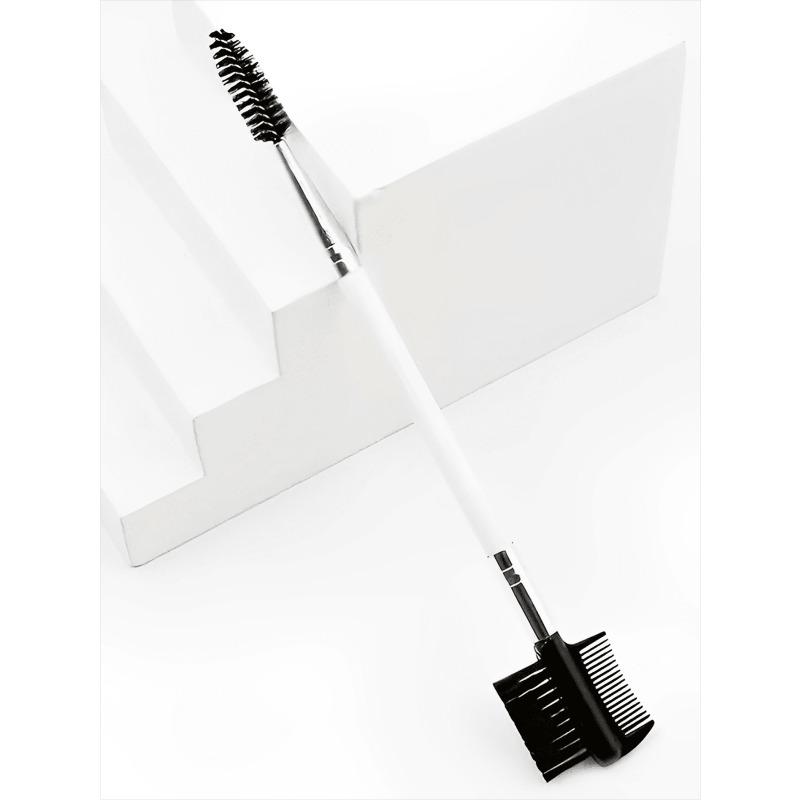 1PCS Eyebrow Eyelash Shaper Eyelash Comb Double Head Brush Makeup Grooming Tool For Separating Lashes Eyebrow Eyeshadow Brush