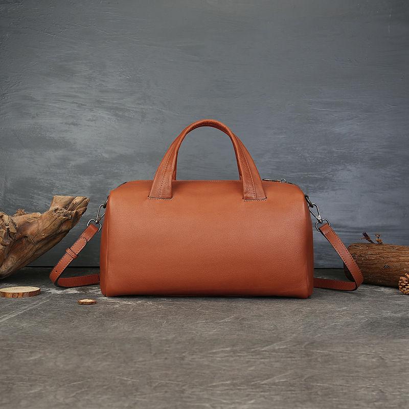 Genuine Leather Women Clutch Bags Vintage Design Handbags for Ladies Fashion Shoulder Crossbody Bags Pillow Bag Purse