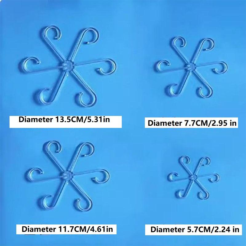 4PCS Plant Anti-Toppling Support Pole - Folding Green Plant Fixator Flower Hydroponic Garden Accessories ZWLZJ02
