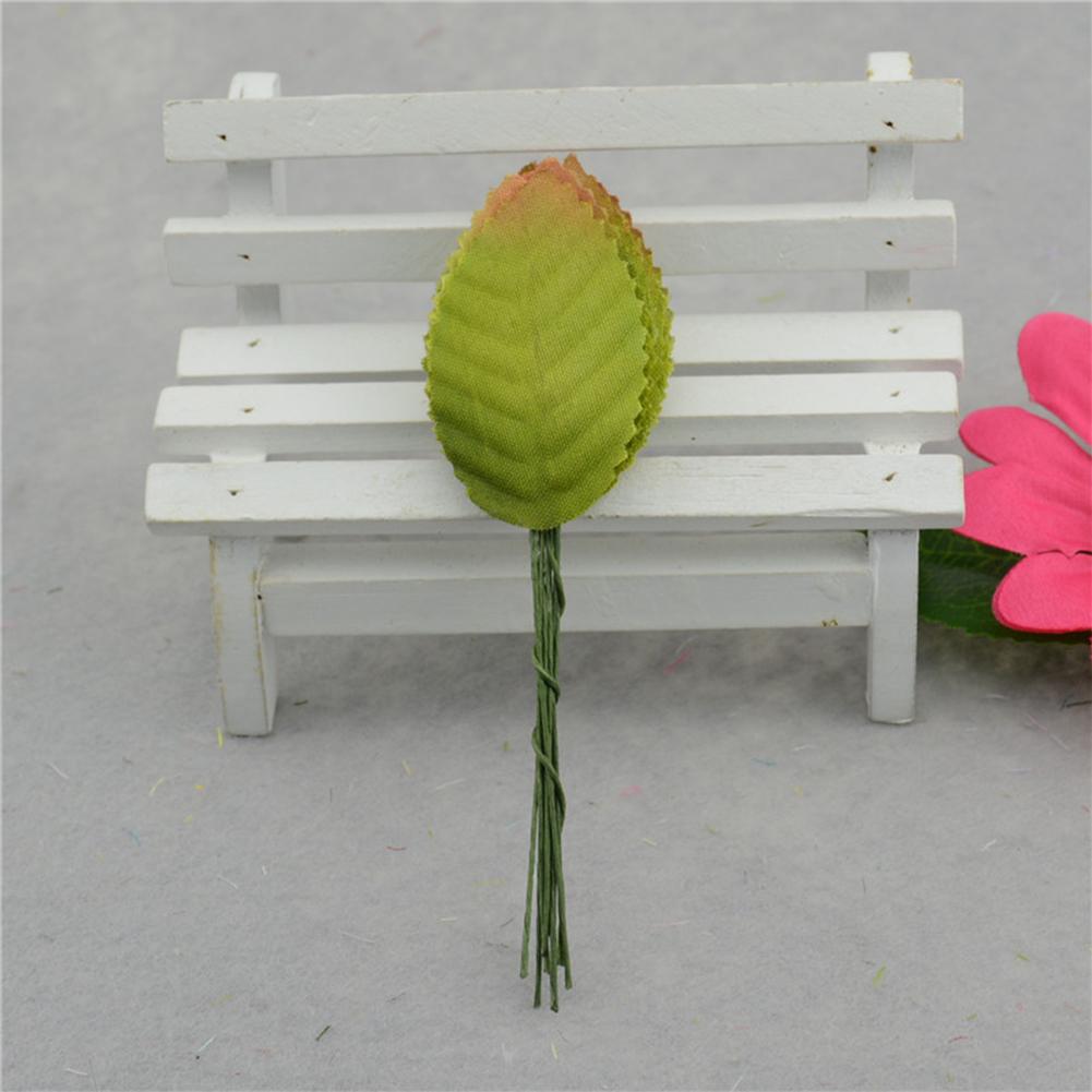10pcs Fake Leaf Bouquet Simulation Plant Home Decoration Shooting Props Diy Handmade Garland Accessories