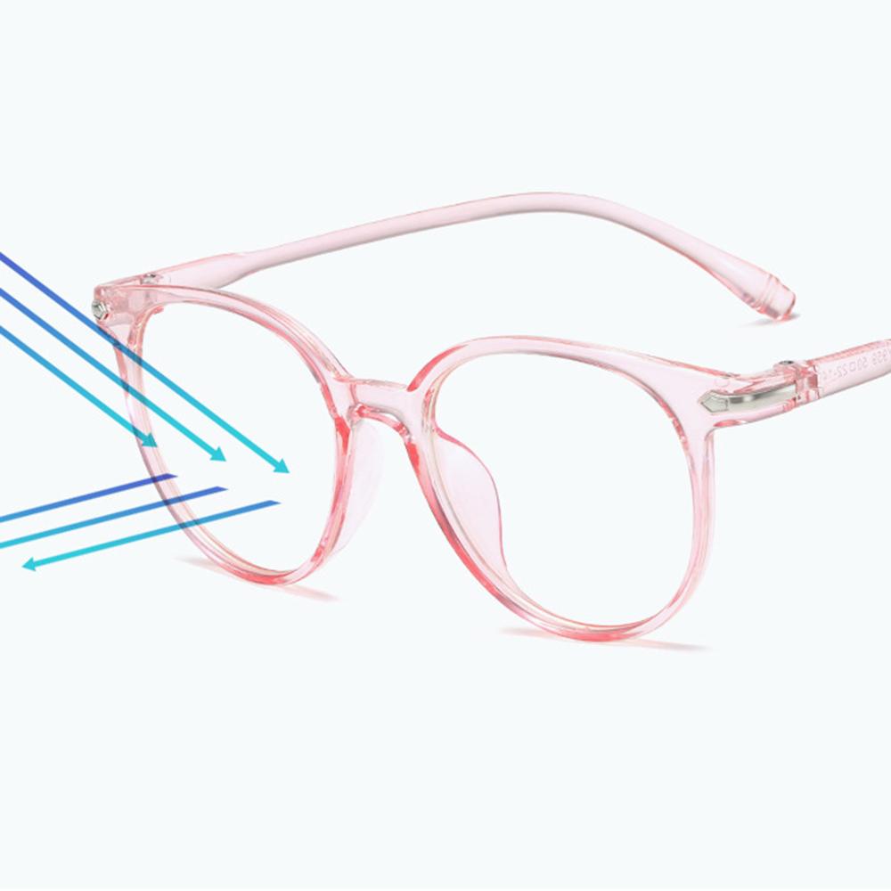 Horn Rimmed Gaming Glasses Clear Lens Blue Light Blocking Glasses For Home Office School