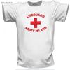 Unisexs White T Shirt Lifeguard Unisex T Shirts Red Life Guard Summer Fashion Top Tees New Cotton Teeshirt Euro Bigger Size Sbz180