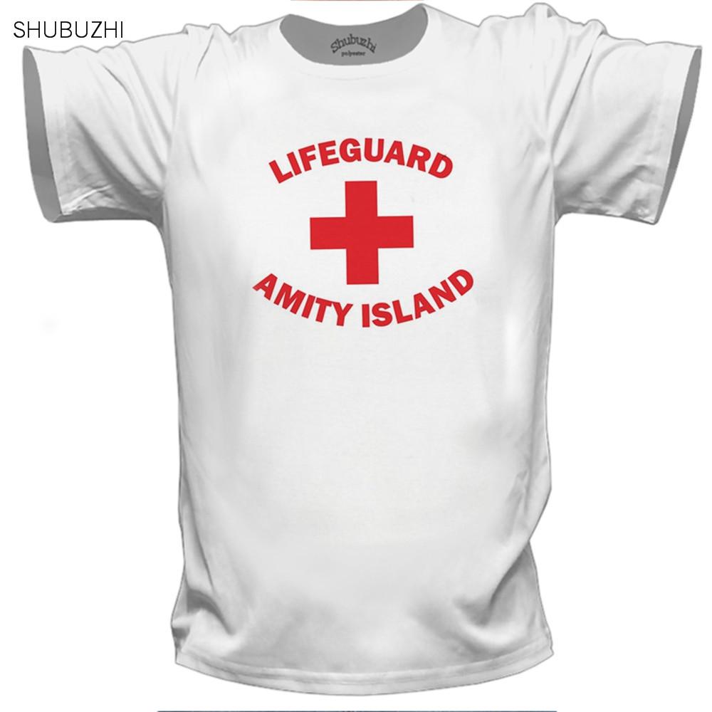 Unisexs White T Shirt Lifeguard Unisex T Shirts Red Life Guard Summer Fashion Top Tees New Cotton Teeshirt Euro Bigger Size Sbz180