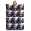 Sylus Love And Deepspace Art Blanket Cover Flannel Lightweight Throw Blankets for Car Sofa Couch Bedroom Quilt