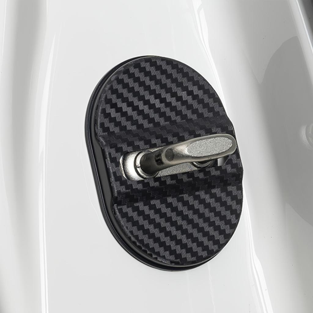 4PCS Universal Car Door Closing Shockproof Plastic Cushion Mute Shock Absorber Protective Covers Car Door Latch Accessories