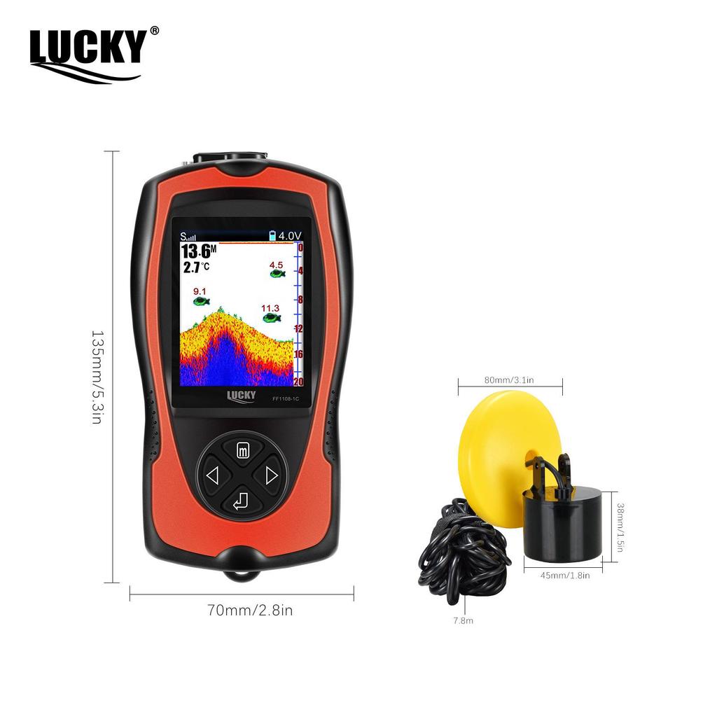 LUCKY Wired Fish Finder with Color Screen