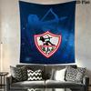 Zamalek SC Wall Tapestry Aesthetic Wall Hanging Printed Fabric Blanket Decorative Tapestries for Bedroom Living Room Home Decor