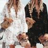 Lace Bikini Cover Up Polyester Beach Skirt New Swimwear Dress  Summer
