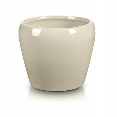 Ceramic Flower Pot 125 Cm Cream