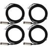 4 Set Inductive Proximity Switch 12mm Probe NPN 3 Wire NO Contact 4mm Detection Approach Sensor 6‑36